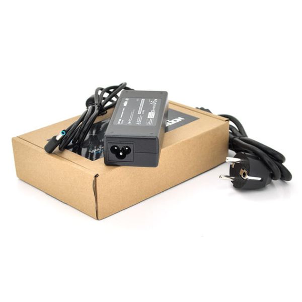 Блок живлення MERLION для ноутбука HP 19.5V 4.62A (90 Вт) штекер 4.53.0мм, довжина 0,9м + кабель