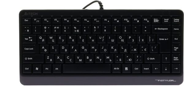 Клавіатура A4-Tech Fstyler Compact Size FK11 USB (Grey)