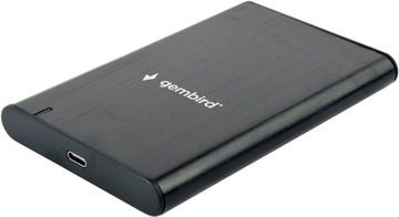 Кишеня для жорстких дисків Gembird (EE2-U3S-6) для 2.5" SATA USB 3.1 Black