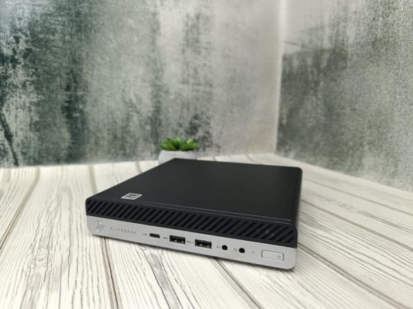 Міні ПК HP EliteDesk 800 G4 Системник (i5-8400T 6 ядер/RAM 16 GB/SSD 256 GB)