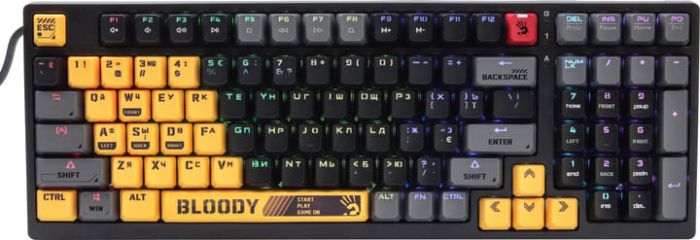 клавиатура a4tech S98 Bloody (Sports Lime)
