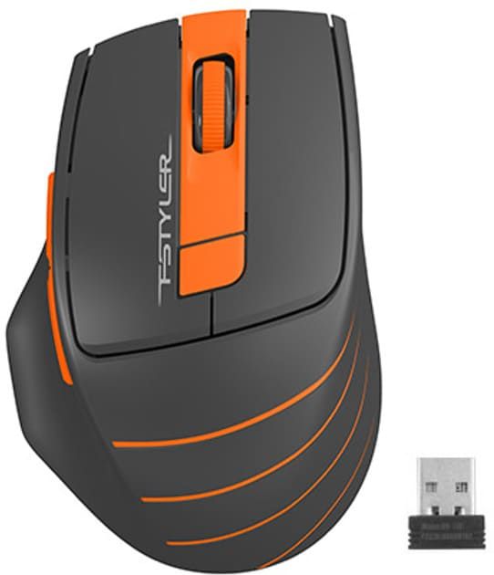 Мишка бездротова A4-Tech Fstyler FG30 Orange