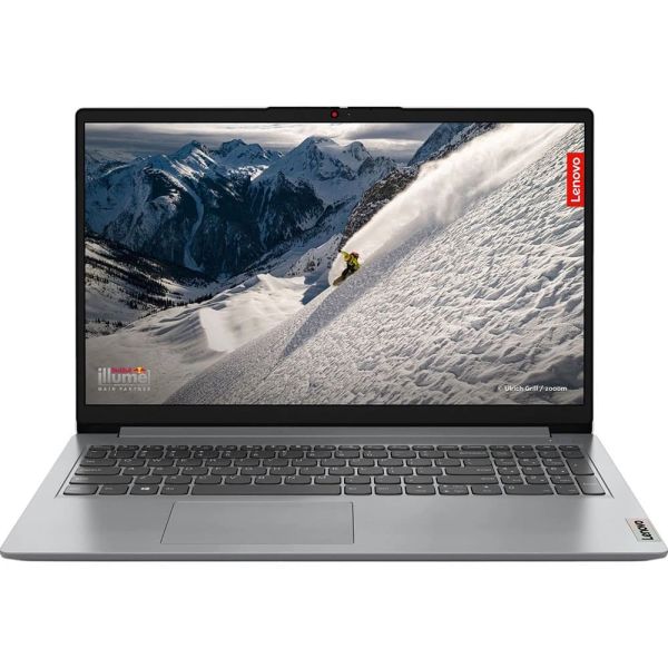 Ноутбук Lenovo IdeaPad 1 15AMN7 (82VG00QYRA) (15.6" (1920x1080) до 60 Hz,AMD Ryzen 5 7520U,16GB,SSD:512GB,AMD Radeon 610M,FreeDOS,1,58 kg,Grey)