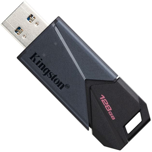 Флеш пам'ять USB Kingston DataTraveler Exodia Onyx 128GB USB 3.2 Gen1 Black (DTXON/128GB)