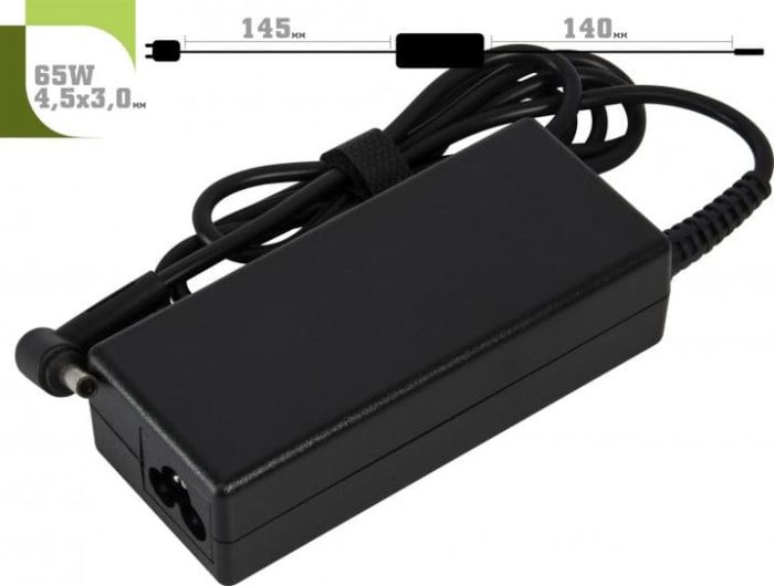 Блок живлення 1StCharger для ноутбука Asus 65W 19V 3.42A 4.5x3.0 + кабель живлення Retail BOX
