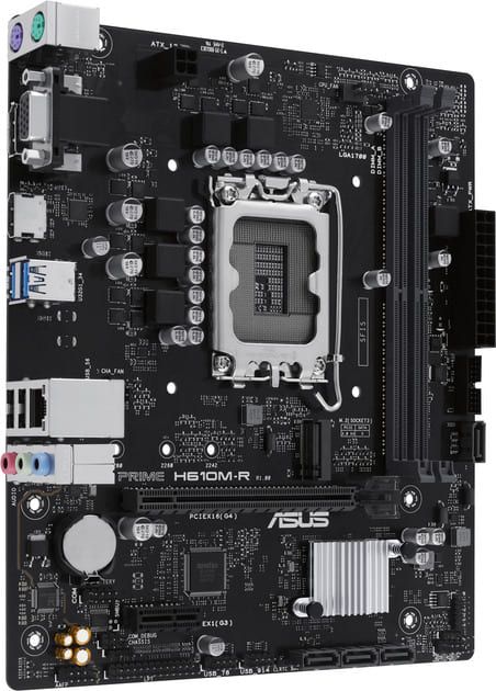 Материнська плата Asus PRIME H610M-R-SI (s1700, Intel H610, PCI-Ex16) DDR5
