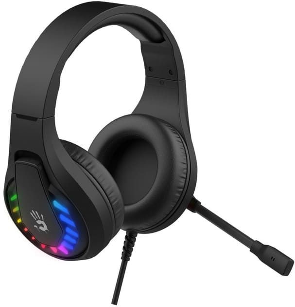 A4Tech Bloody G230 Black (повнорозмірні закриті, дротові USB, 100-10000/20000 Hz, 16 Ω, 105 dB, Ø 50 mm, мікрофон , довжина кабеля: 2 m)