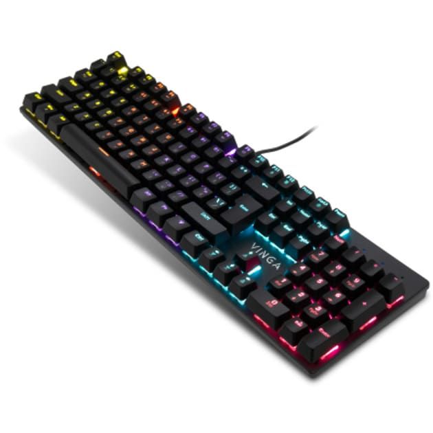 Клавіатура Vinga KBGM-101 LED Red Switch USB Black