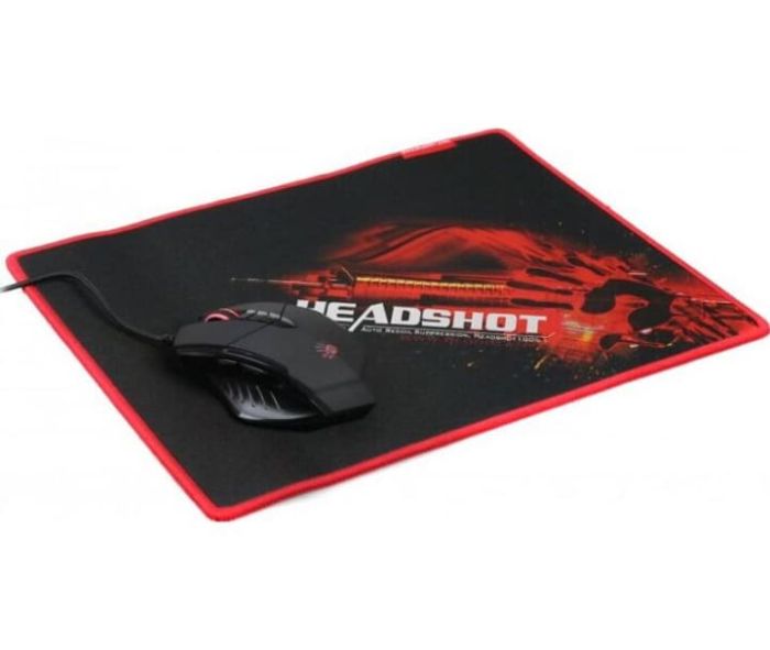 Комплект A4-Tech Bloody V7M71 Black з килимком