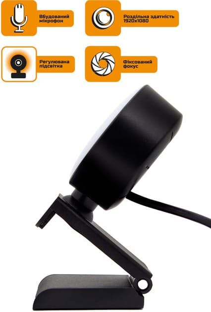 Веб-камера Frime FWC-005L FHD Black