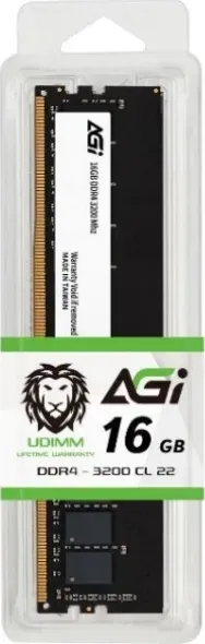 Оперативна пам'ять AGI DDR4 16Gb 3200MHz Retail (AGI320016UD138-ST)