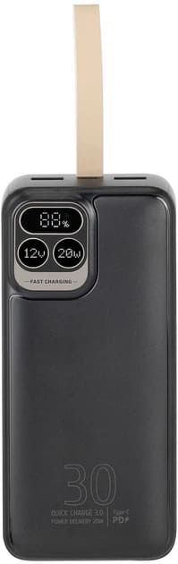 Зовнішній акумулятор (Power Bank) Rivacase Rivapower VA2585 30000mAh Black