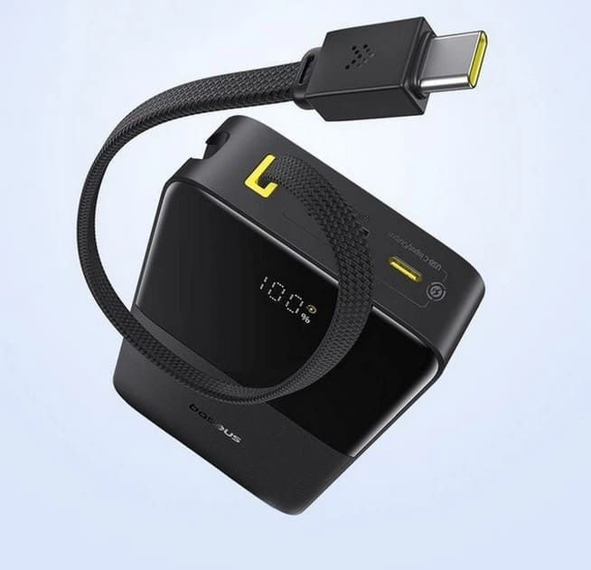 Baseus EnerFill FC51 20000 Bipow2 Pro 22,5W Чорний + Кабель USB-C (E0027701)