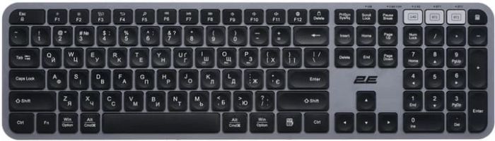 Комплект бездротовий 2E MK440 Grey/Black (2E-MK440WBGR_UA)