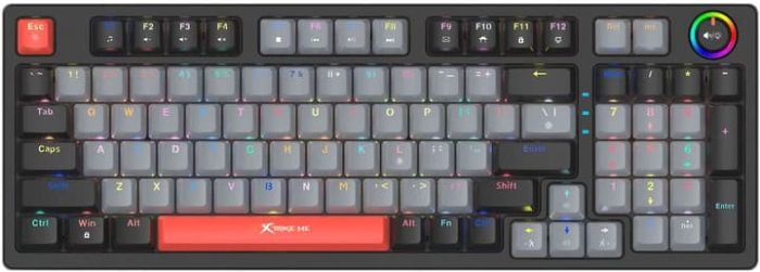 Xtrike ME GK-987 UA USB Black/Grey механічна