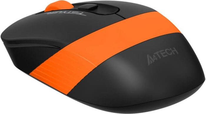 Мишка бездротова A4-Tech Fstyler FG10 Black/Orange