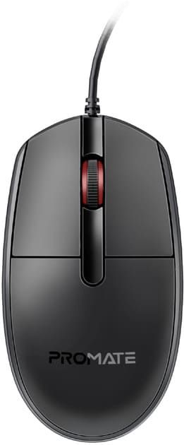 Мишка Promate CM-1200 USB Black (CM-1200.BLACK)