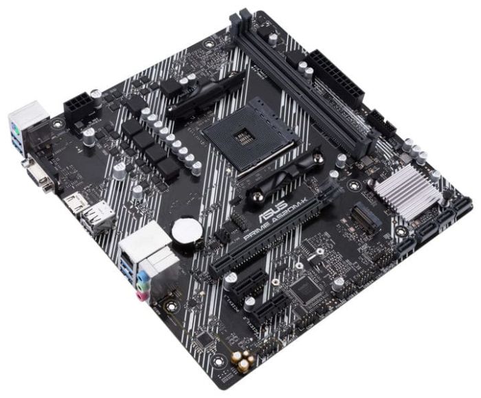 Материнська плата Asus Prime A520M-K (sAM4, AMD A520, PCI-Ex16)