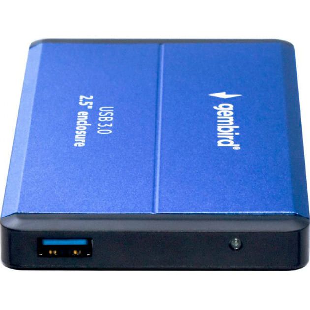 Кишеня для жорстких дисків Gembird (EE2-U3S-2-B) для 2.5" SATA USB 3.0 Blue
