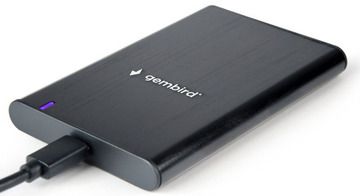 Кишеня для жорстких дисків Gembird (EE2-U3S-6) для 2.5" SATA USB 3.1 Black