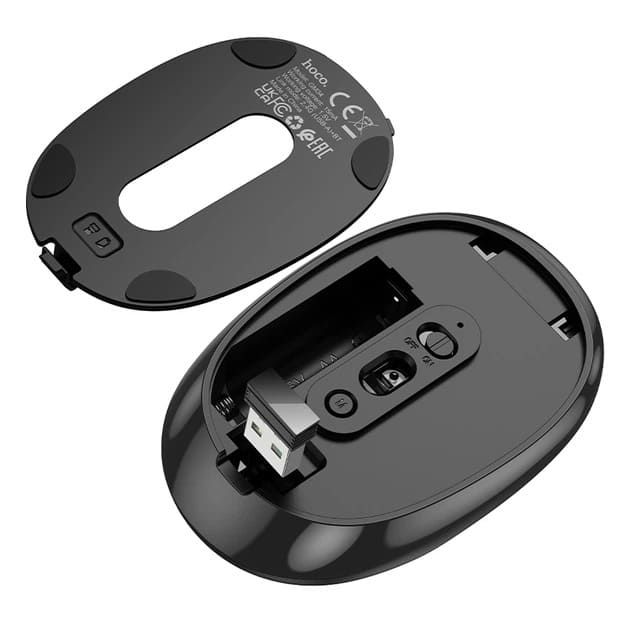 Маніпуляторна миша HOCO GM34 Nuevo dual-mode  metal / grey 
