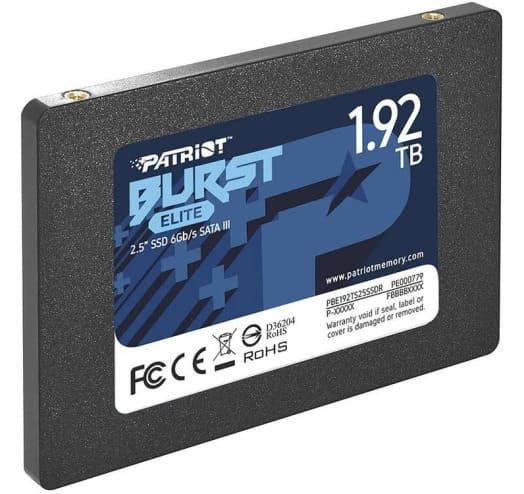SSD-накопичувач  1.92TB Patriot Burst Elite 2.5" SATAIII TLC (PBE192TS25SSDR)