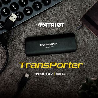 SSD Patriot 512 GB USB3.2 Transporter Black (PTP512GPEC) Type-C