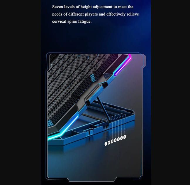 Подставка под ноутбук IceCoorel RGB (N6)