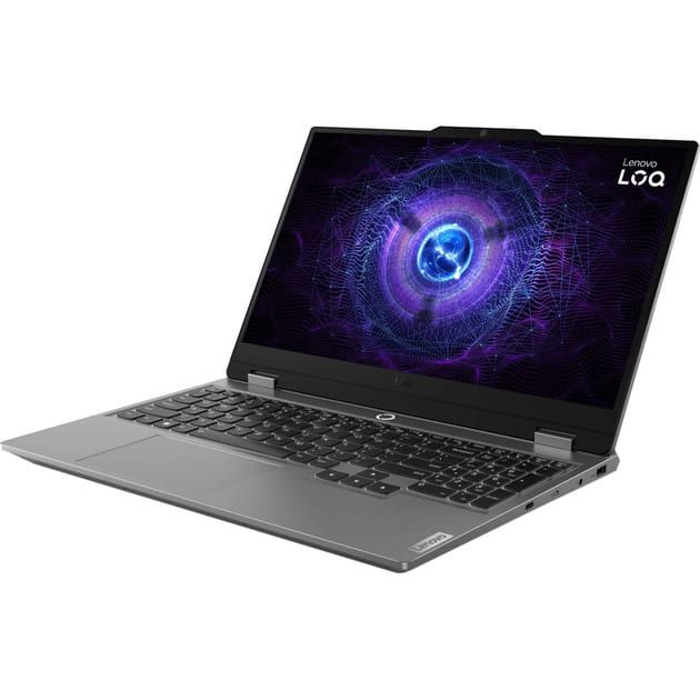 Ноутбук Lenovo LOQ 15IAX9 (83GS007MPB) EU (15.6" (1920x1080) до 144 Hz,Intel Core i5-12450HX,16GB,SSD:512GB,NVIDIA GeForce RTX 4050, 6GB,FreeDOS,2,4 kg,Grey)
