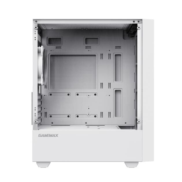 Корпус комп'ютерний GameMax Storm White без блока живлення Minitower Білий