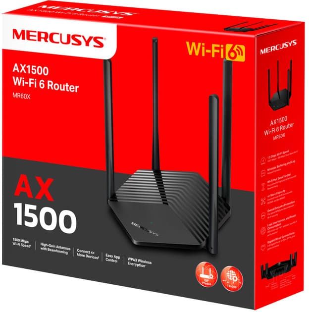 Маршрутизатор Wi-Fi Mercusys MR60X