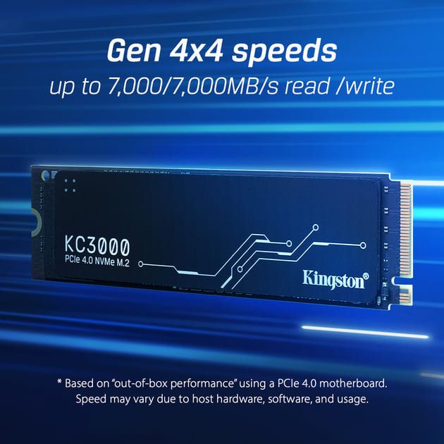 SSD-накопичувач 2TB Kingston KC3000 SATAIII (SKC3000D/2048G)