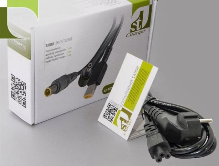 Блок живлення 1StCharger для ноутбука Asus 65W 19V 3.42A 4.5x3.0 + кабель живлення Retail BOX