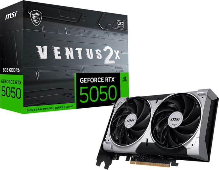 Відеокарта MSI GeForce RTX 5050 VENTUS 2X OC 8GB (RTX 5050 8G VENTUS 2X OC) GDDR6