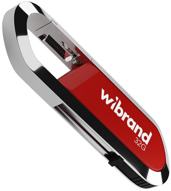 Флеш пам'ять USB Wibrand Aligator 32GB USB 2.0 Red (WI2.0/AL32U7DR)