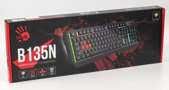 Клавіатура A4-Tech Bloody B135N Black