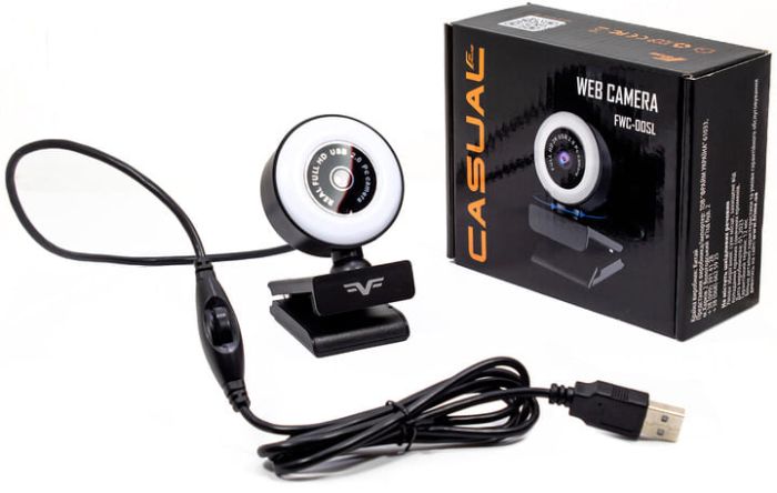 Веб-камера Frime FWC-005L FHD Black