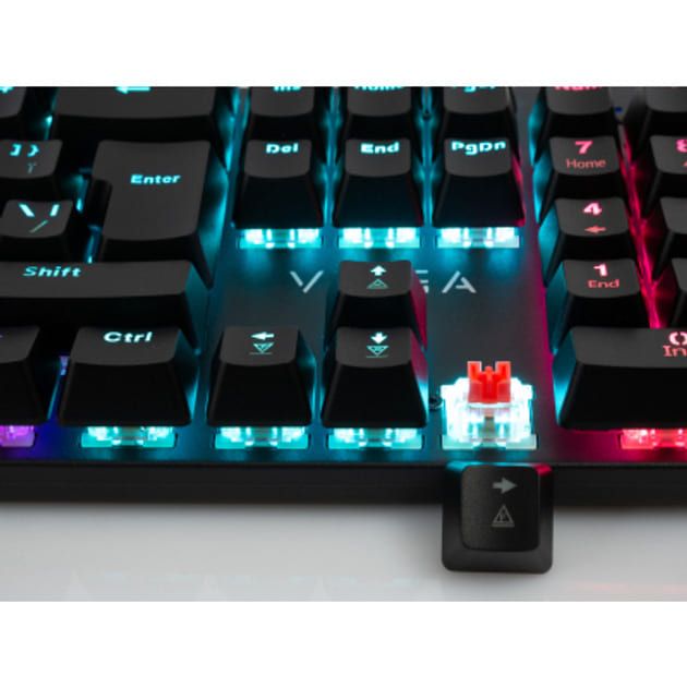 Клавіатура Vinga KBGM-101 LED Red Switch USB Black