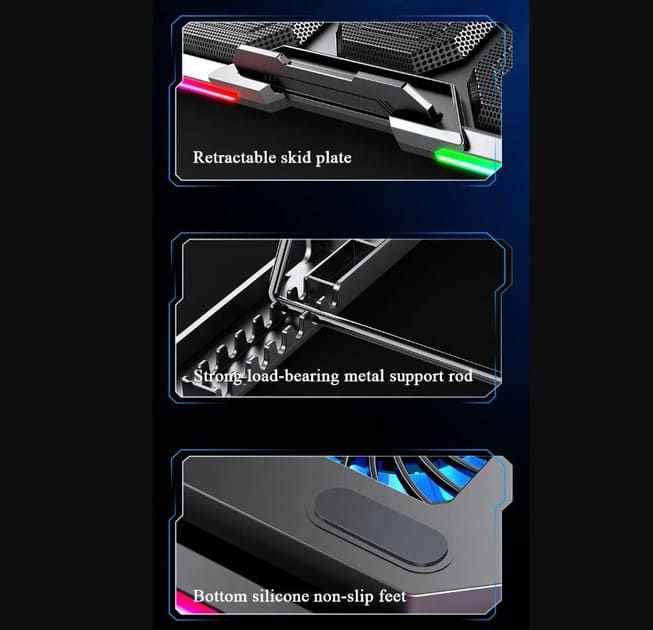 Подставка под ноутбук IceCoorel RGB (N6)