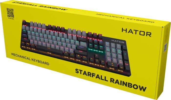 Клавиатура Hator Starfall Rainbow Origin Blue (HTK-609-BGB)