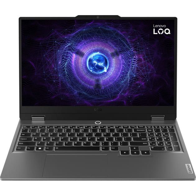 Ноутбук Lenovo LOQ 15IAX9 (83GS007MPB) EU (15.6" (1920x1080) до 144 Hz,Intel Core i5-12450HX,16GB,SSD:512GB,NVIDIA GeForce RTX 4050, 6GB,FreeDOS,2,4 kg,Grey)