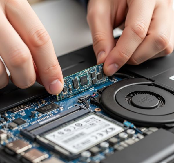 Модернізація (апгрейд) ноутбуків: Збільшення пам'яті, заміна накопичувача на SSD (вартість запчастин оплачується окремо)