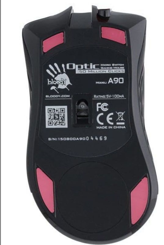 Мишка A4-Tech Bloody A90A Black
