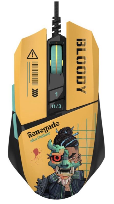 Мишка A4-Tech Bloody W63 Max Renegade Midnight