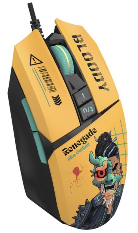 Мишка A4-Tech Bloody W63 Max Renegade Midnight