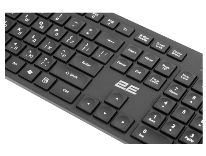 Клавіатура 2E KS260 WL Black (2E-KS260WB)