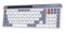 Клавіатура бездротова Maxxter KBW-02G-UA White/Grey